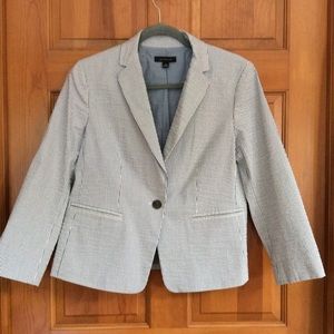 Ann Taylor Seersucker blazer